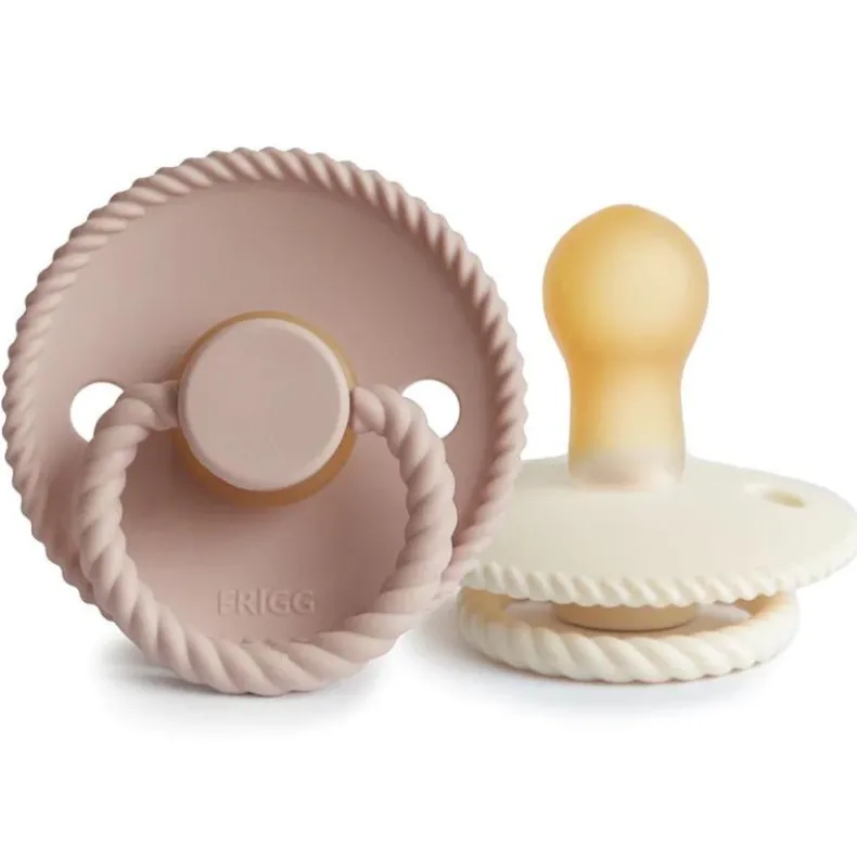 Rope Natural Rubber Baby Pacifier - 2-Pack