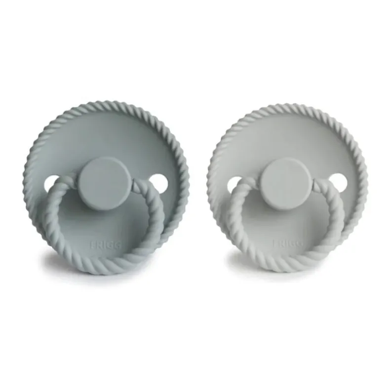 Rope Silicone Baby Pacifier - 2 Pack