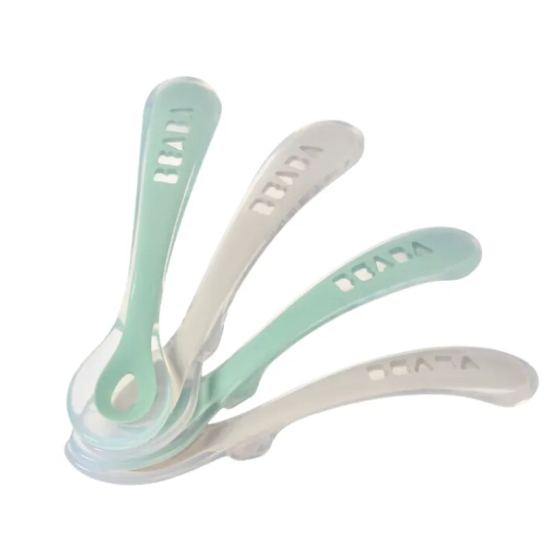 Second Stage Silicone Spoons - 4 Pack