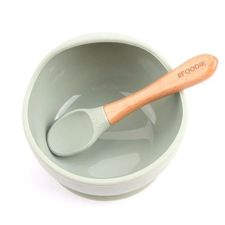 Silicone Bowl + Spoon Set