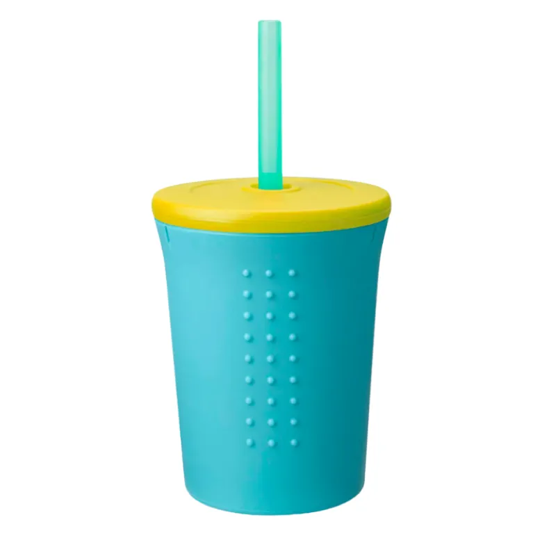 Silicone Kids Straw Cup - 12 oz