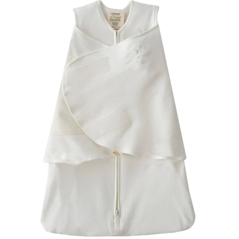 SleepSack Swaddle 100% Organic Cotton Cream 0-3M 1.5 Tog