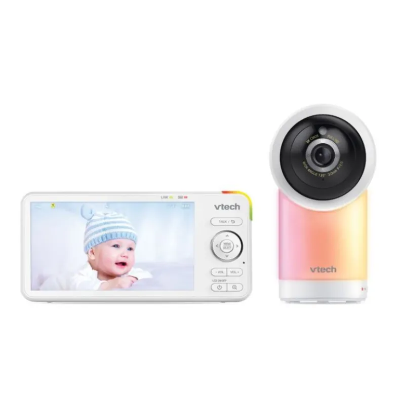 Smart WiFi Remote Access 360 Degree Pan & Tilt Video Baby Monitor with 5” Display