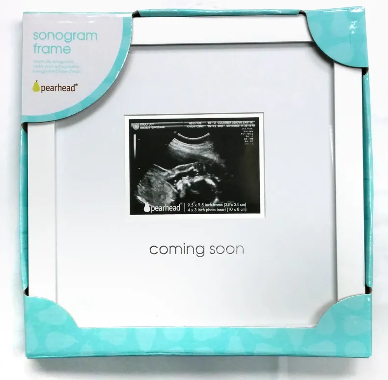 Sonogram Frame - White