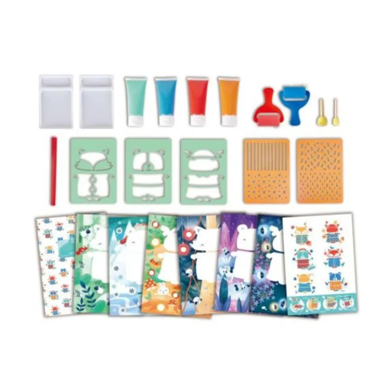 Sponge Painting Fun Activity Paint Set