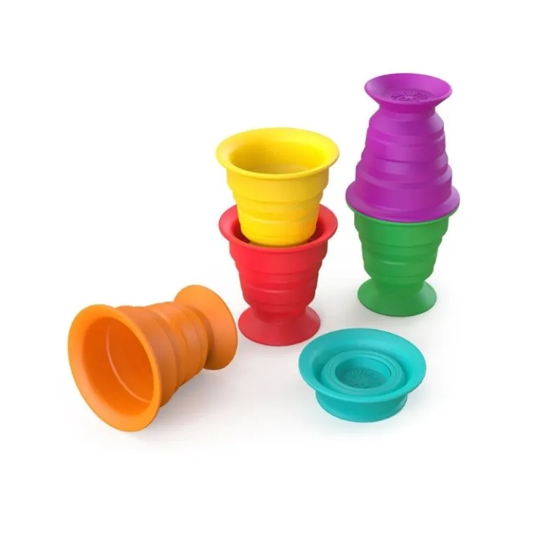 Stack and Squish Cups - Sensory Stacking Toy