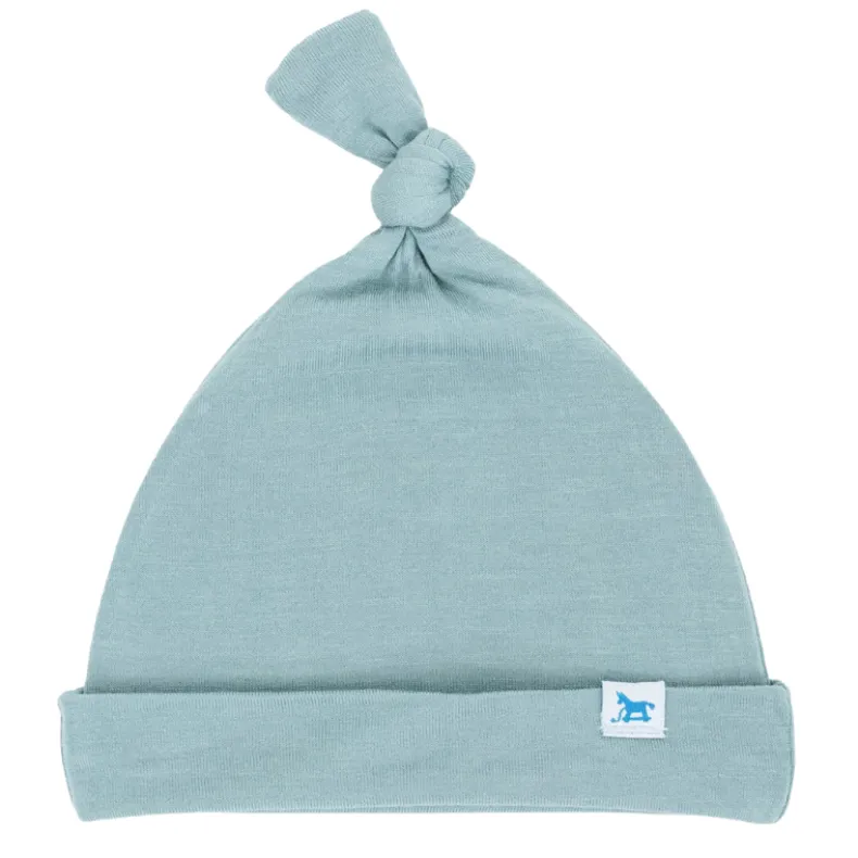 Stretch Knit Top Knot Hat