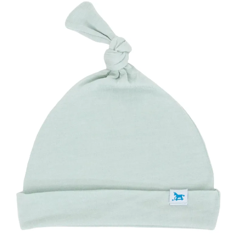 Stretch Knit Top Knot Hat