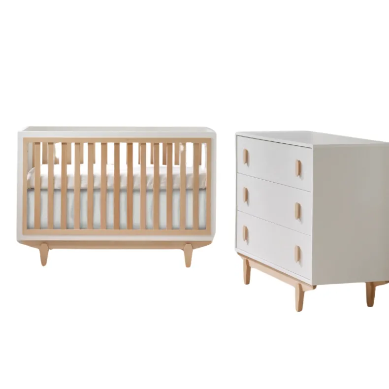 Tate Convertible Crib & 3-Drawer Dresser Combo