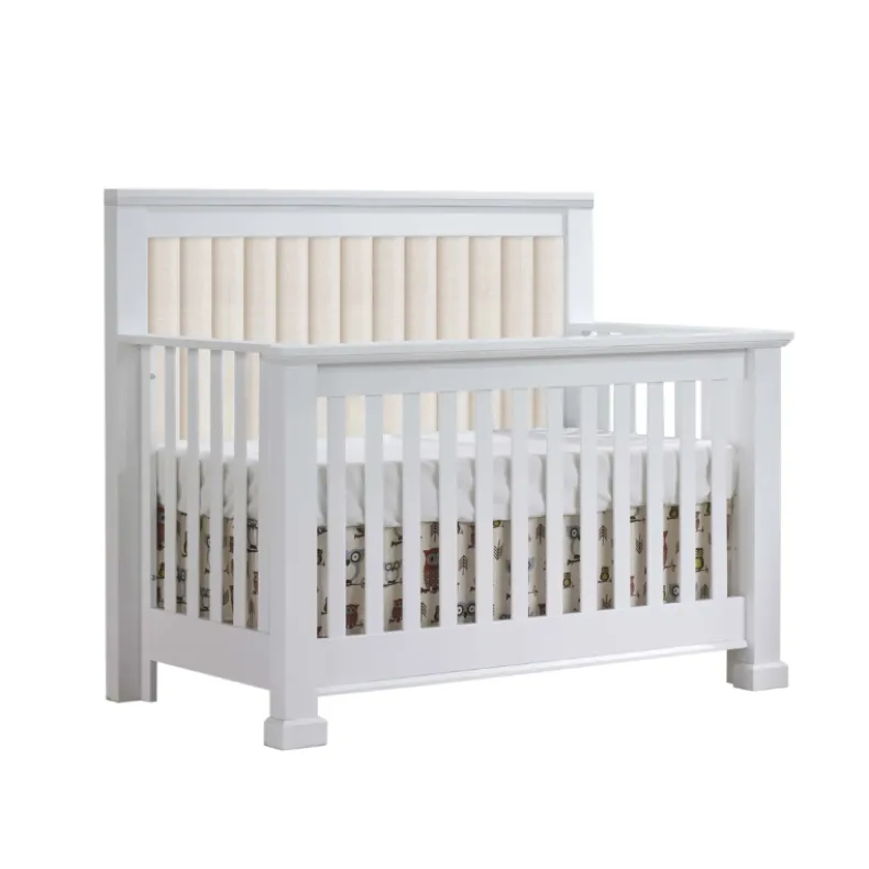 Taylor 5-in-1 Convertible Crib with Fabric Panel