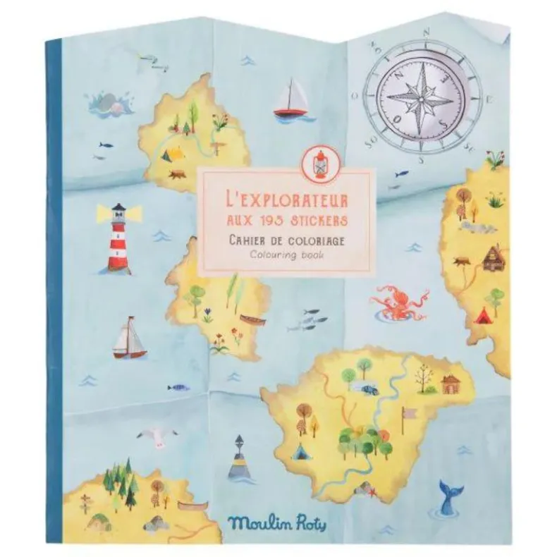 The Explorer - Explorer Sticker and Colouring Book