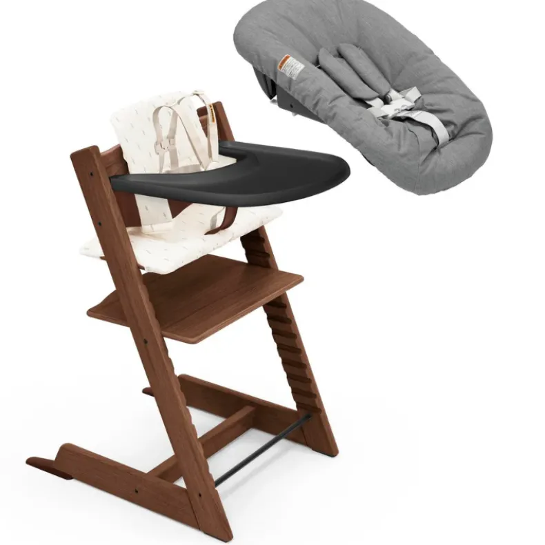 Tripp Trapp High Chair2 with Cushion, Newborn Set and Tray