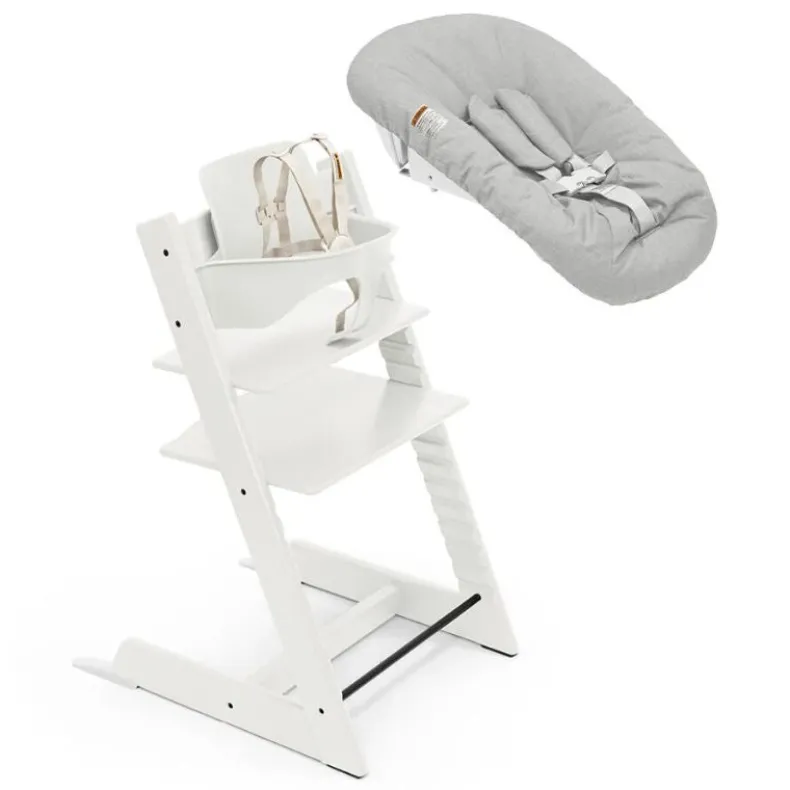 Tripp Trapp High Chair2 with Cushion, Newborn Set and Tray