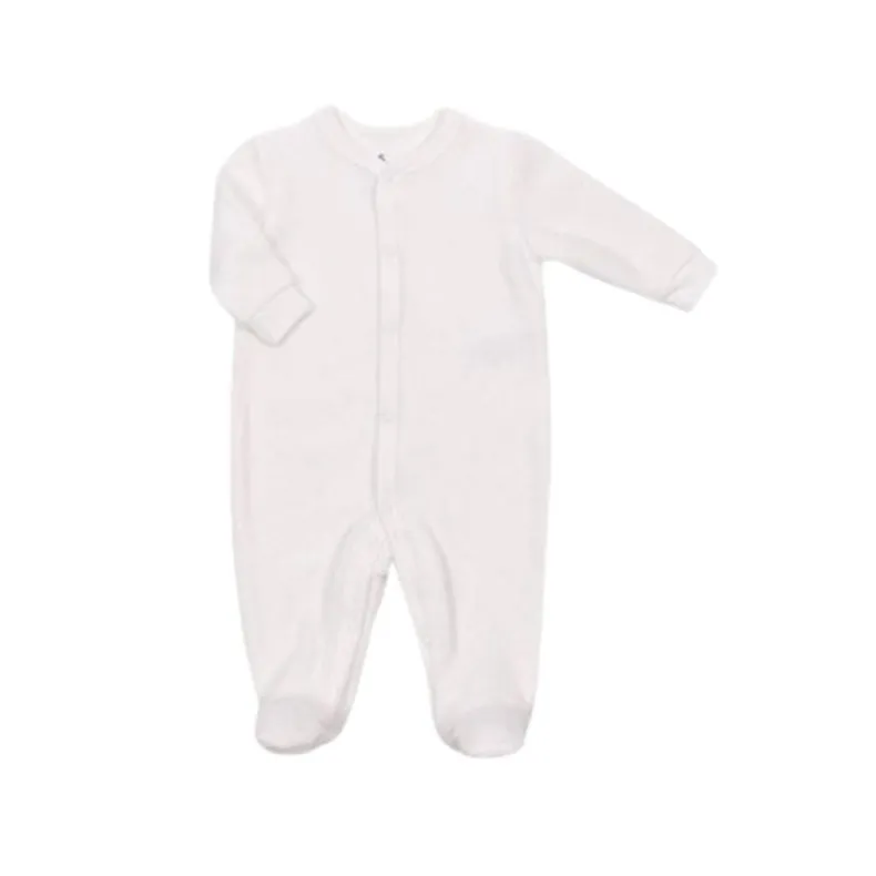 Velour Sleeper with Snaps