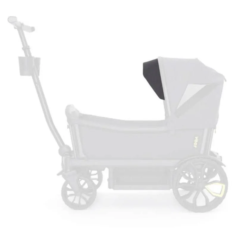 Visor for Retractable Canopy - Grey