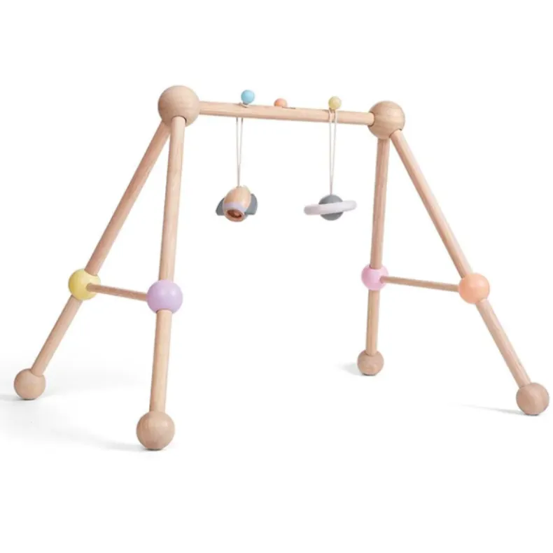 Wooden Play Gym - Pastel