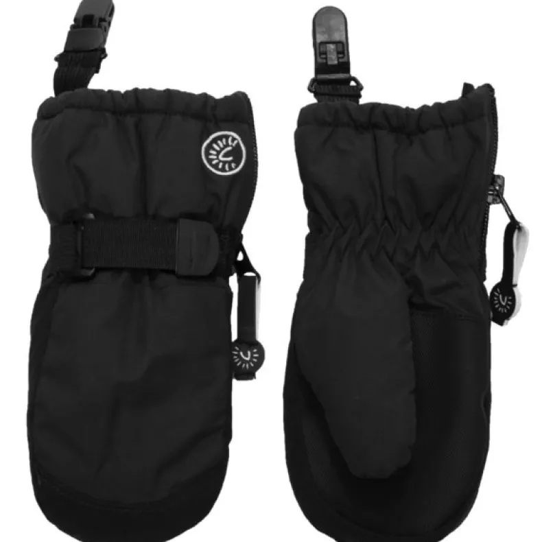 Zipper Mittens with Clips