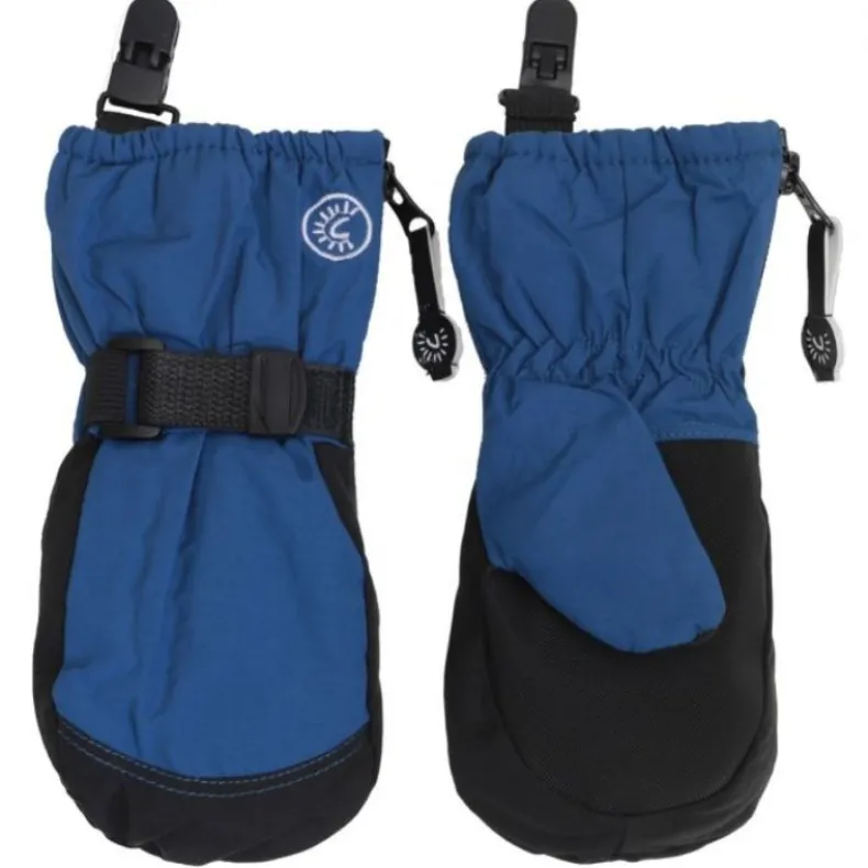 Zipper Mittens with Clips