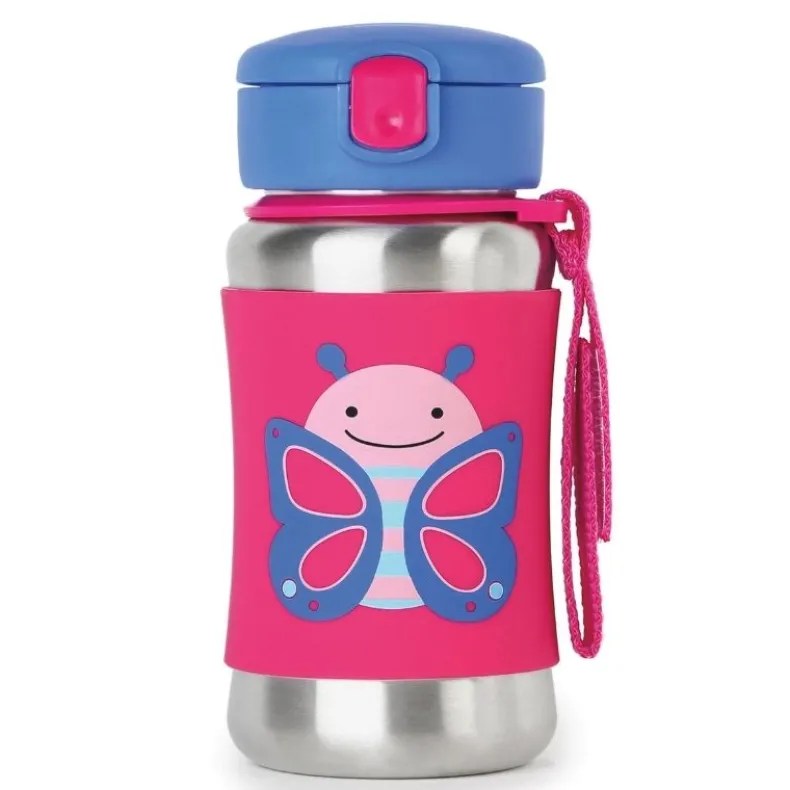 Zoo Stainless Steel Straw Bottle